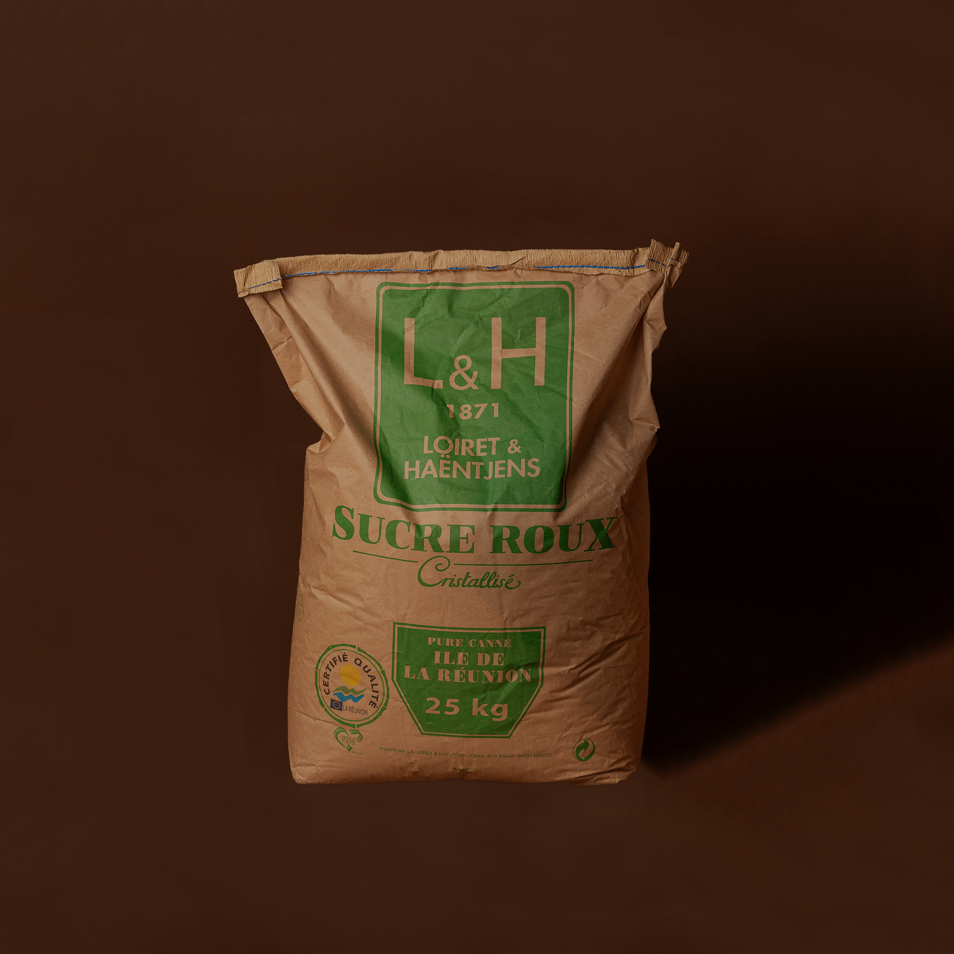 Loiret & Haentjens - zucchero di canna - sacco da 25 kg